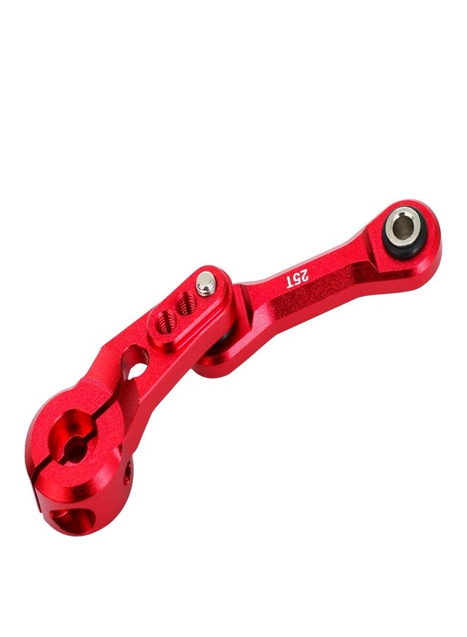 POLANTA High Performance Aluminum Tie Rod & 25T Servo Horn Upgrade Parts for 1/8 Arrma Typhon, Kraton, Talion, Outcast, Notorious 6S BLX, 1/7 Limitless, Infraction, Mojave 6S BLX Fixed Link Steering (Red) - Image 4